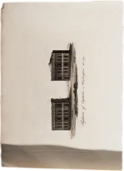 Flügel des Kapitols, Washington, 1819, aus einem Atlas der Vereinigten Staaten, 1824